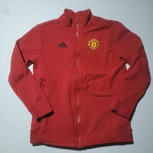 ADIDAS Manchester United Anthem 2023/24 Track Warm Up Soccer Jacket Youth Large
